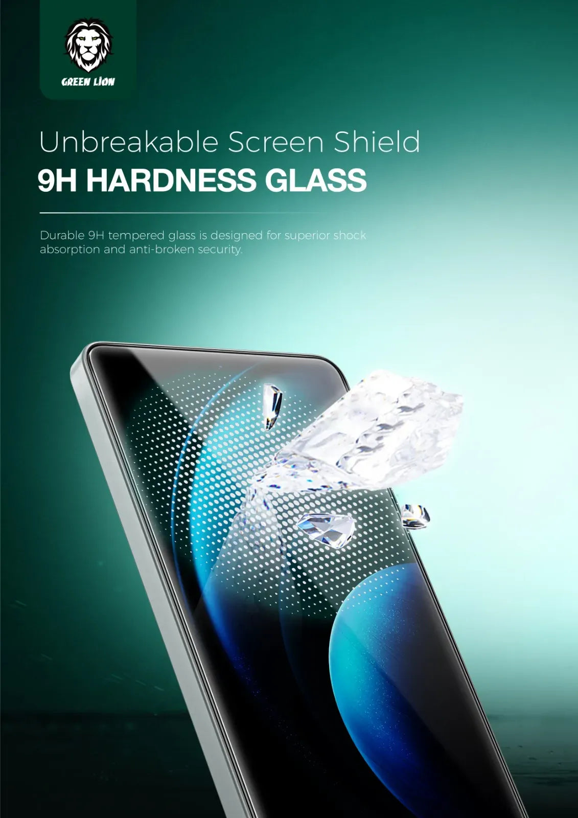 Green Lion 9h Privacy Shield Fingerprint Unlock Tempered Glass for S26 Ultra Privacy – image 6