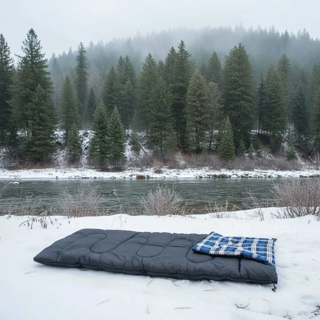 Green Lion Sleep Mate Camping Sleeping Bag Black – image 8