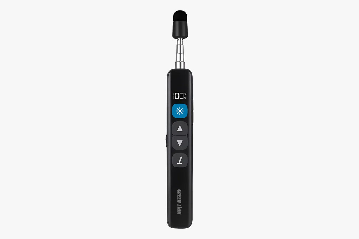 Green Lion Wireless Presenter With Retractable Pointer - Black – image 2