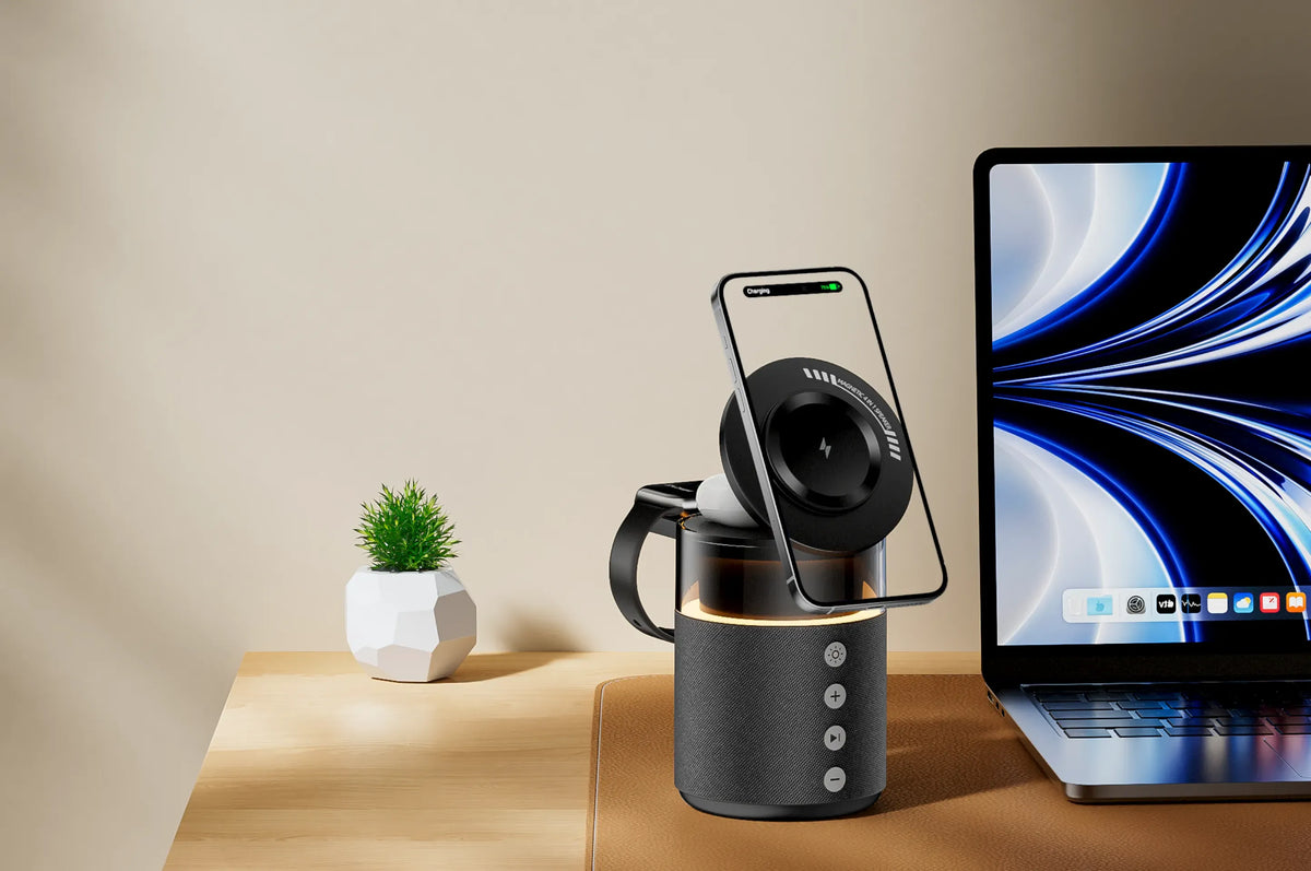 Green Lion 5 in 1 Wireless Charger - Black – image 3