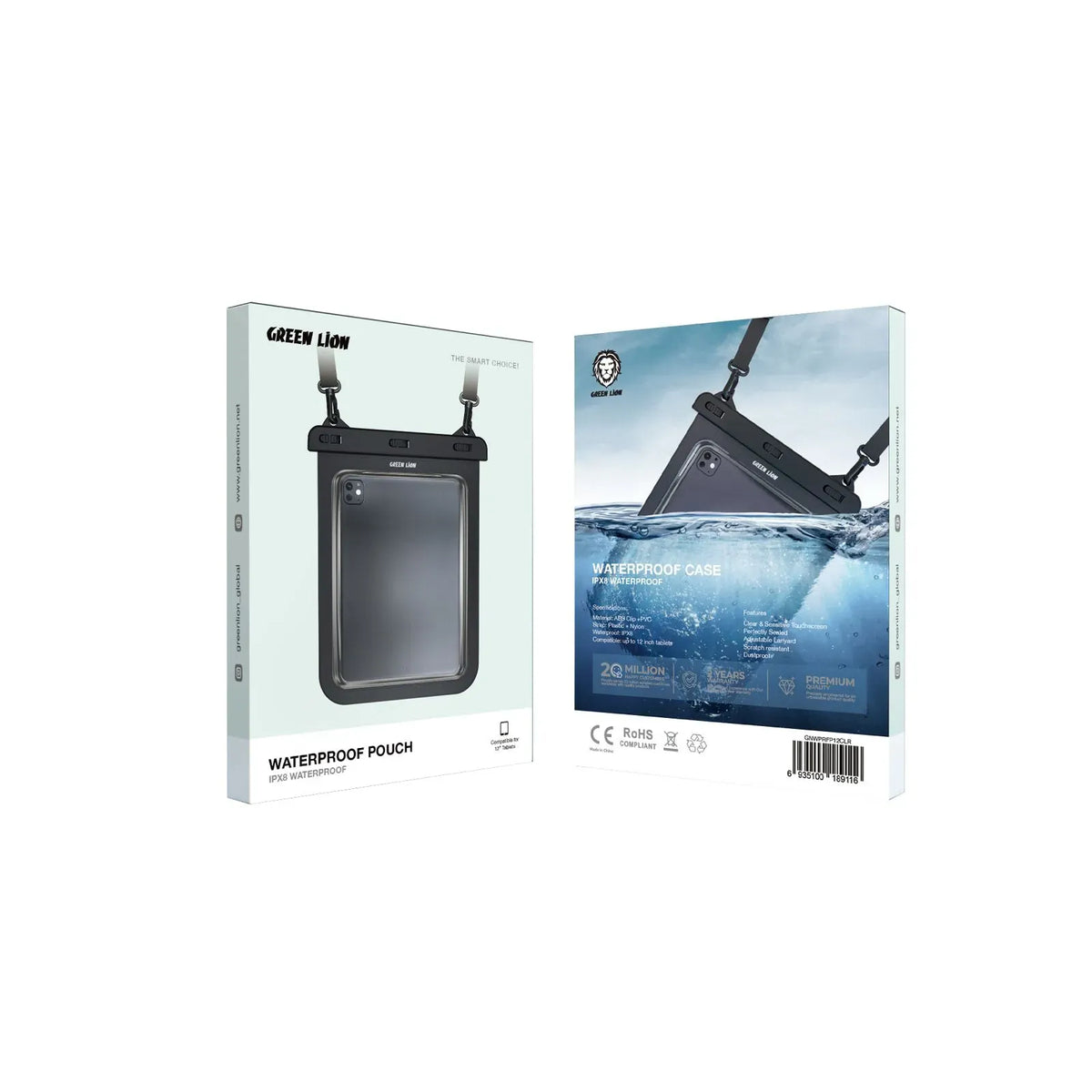 Green Lion Waterproof Pouch IPX 8 Waterproof - Clear – image 2
