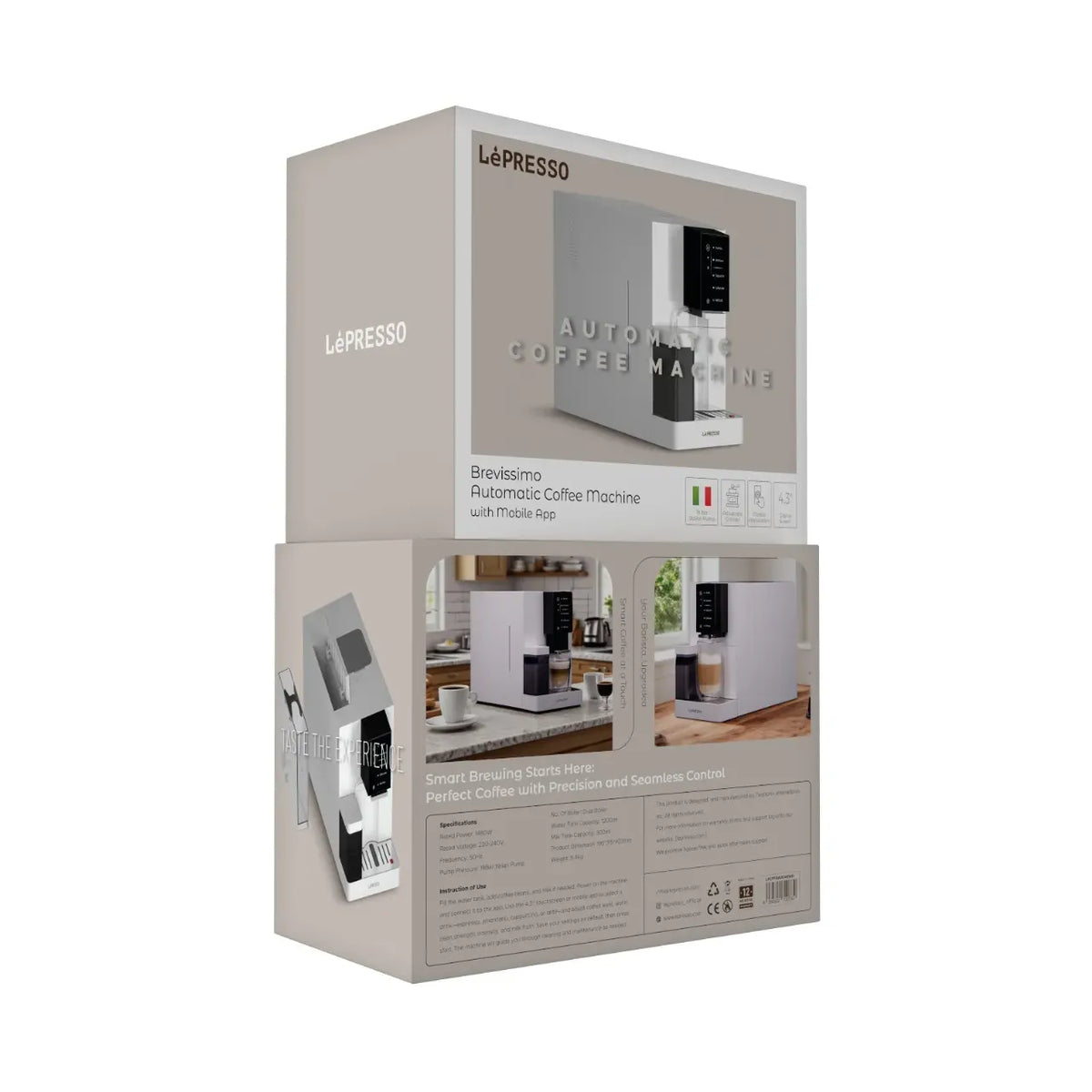 Lepresso Automatic Coffee Machine with Mobile App - White – image 5