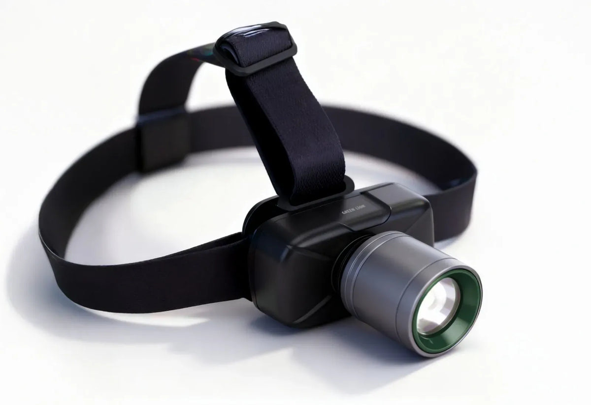 Green Lion Beam Light Rechargeable Headlamp Black – image 3
