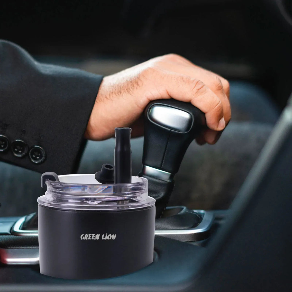 Green Lion Vacuum Travel Mug Lite 280 ML - Black – image 3