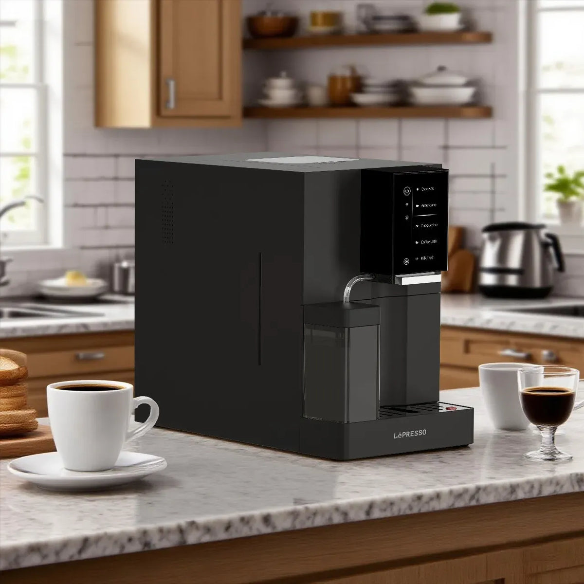 Lepresso Automatic Coffee Machine with Mobile App - Black – image 5