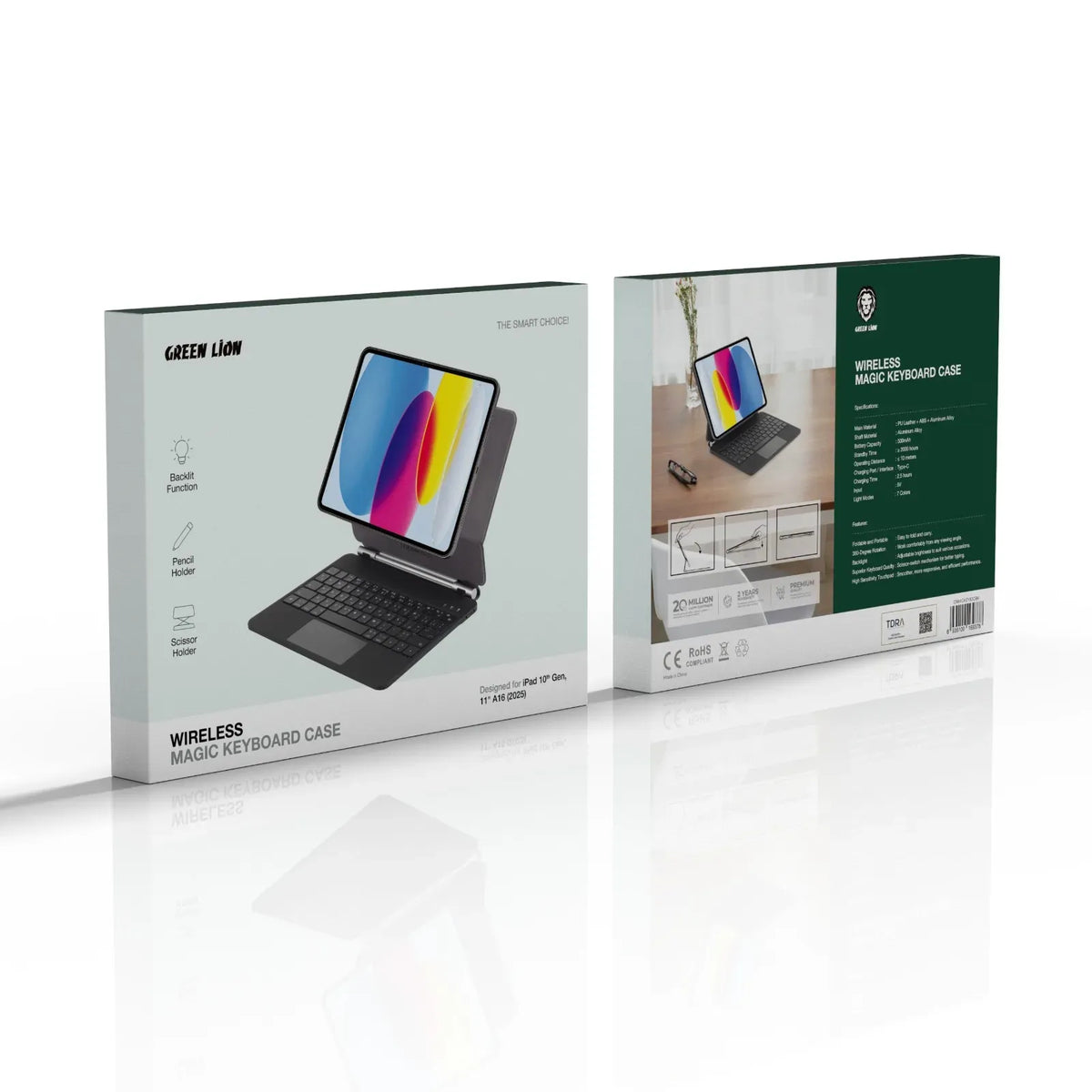 Green Lion Wireless Magic Keyboard Case - Black – image 11