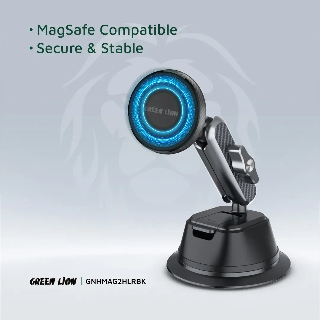 Green Lion Halo MagSafe 2 Car Holder Black – image 5