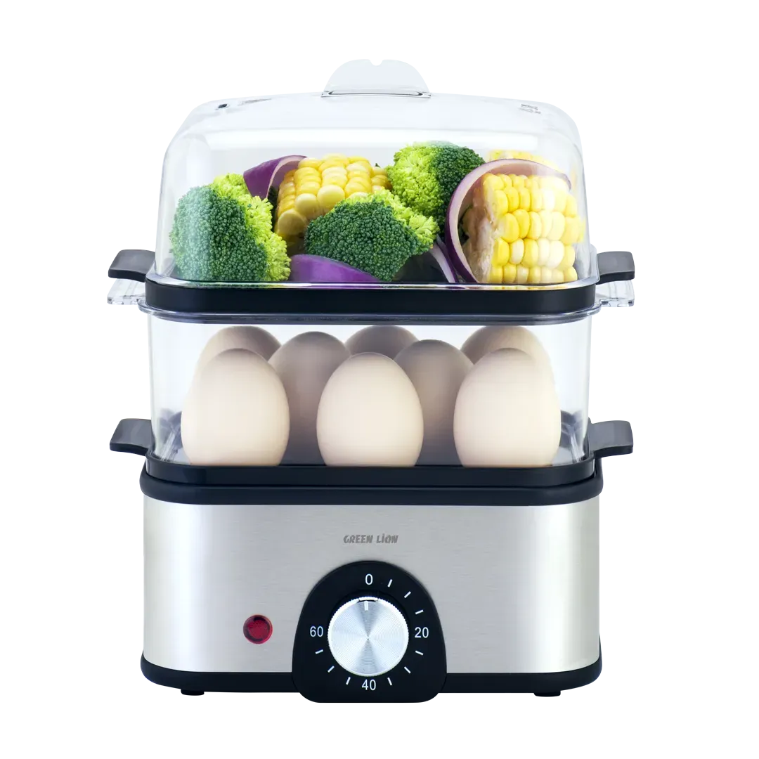 Green Lion 3-Tier Egg Cooker 500 W - Gray – image 7