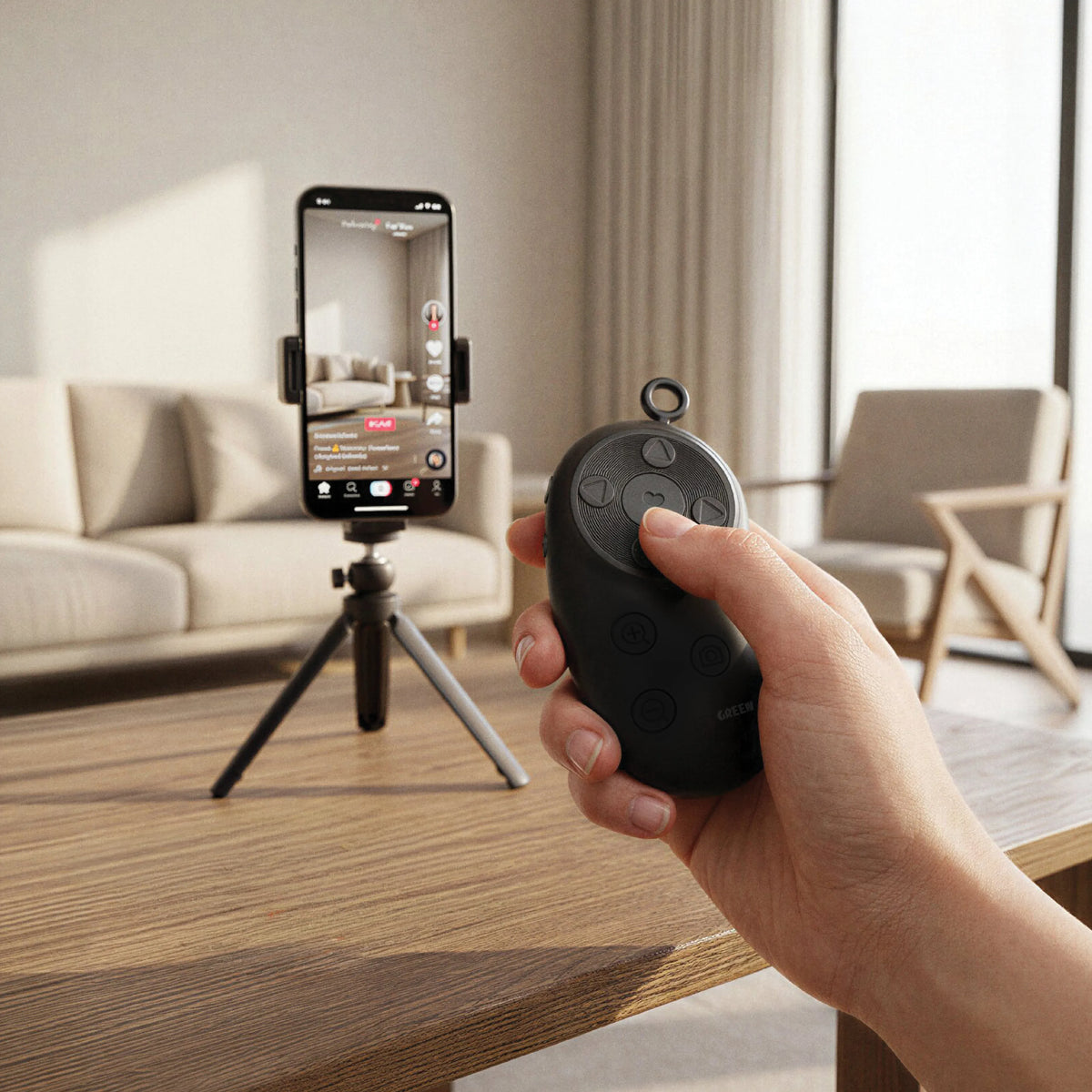 Green Lion AIRSCROLL Smart Wireless Remote - Black – image 4