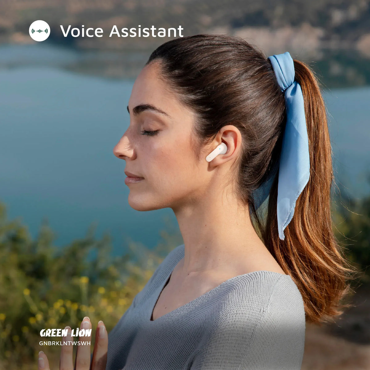Green Lion Brooklyn True Wireless Earbuds - White – image 11