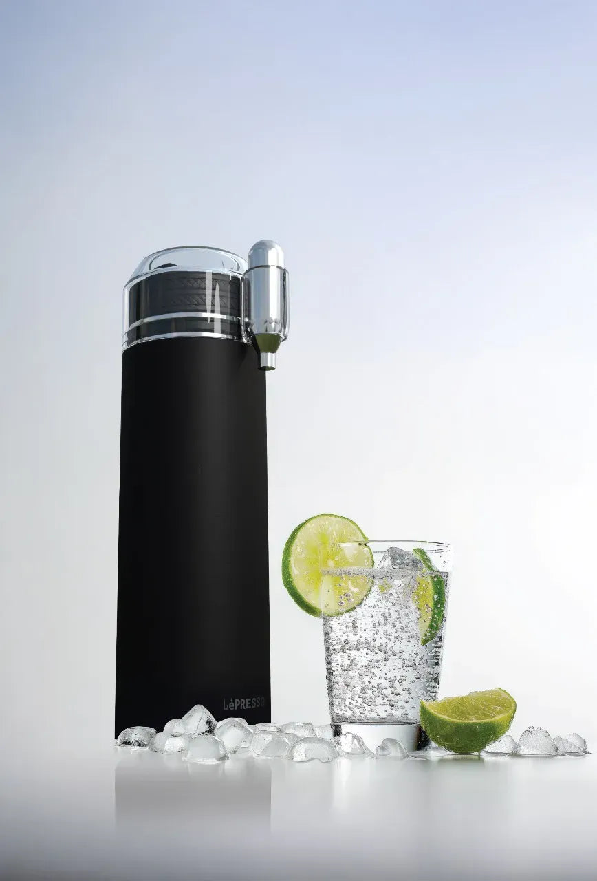 LePresso Sparkling Water Bottle Double Wall Vacuum - Black – image 4
