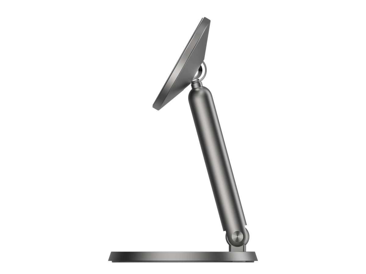 Powerology Rotatable Desktop MagSafe Phone Stand with 17 N5 Magnets Dark Grey – image 7