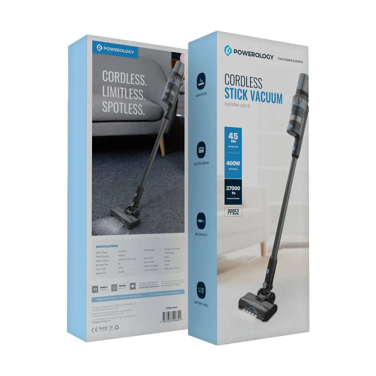 Powerology Cordless Stick Vacuum Black – image 11