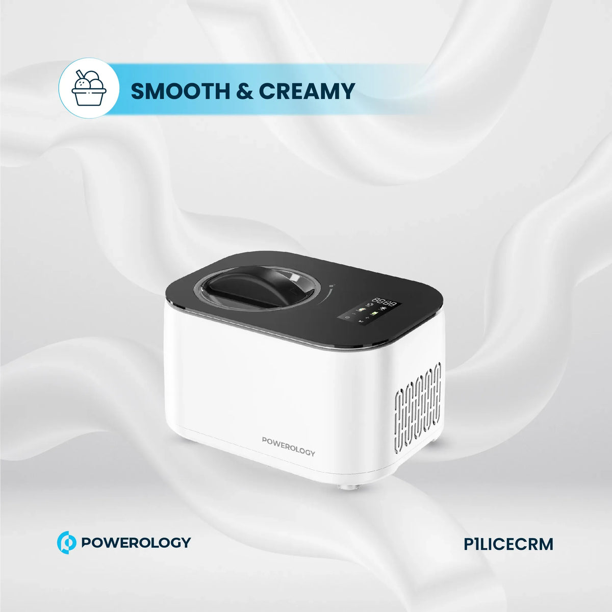 Powerology Ice Cream Frozen Yogurt Machine White – image 6