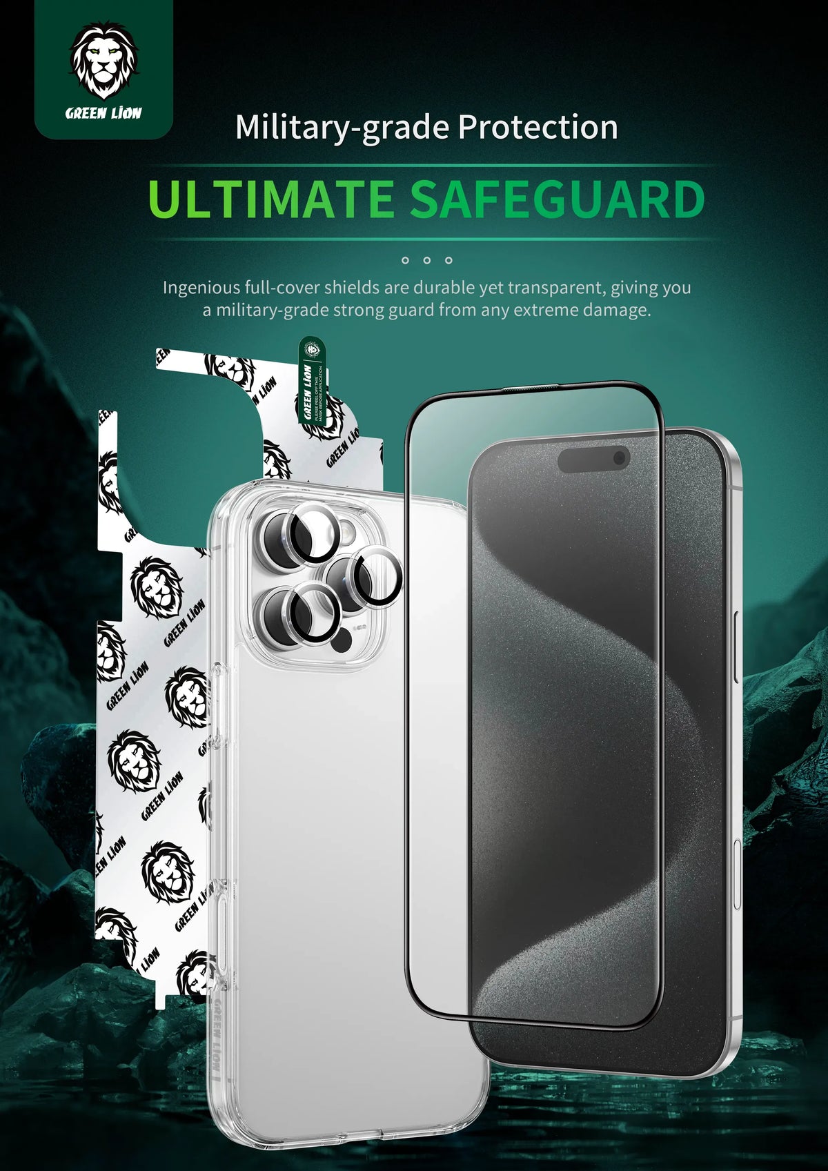 Green Lion 4 In 1 Defender Pack - Transparent – image 10