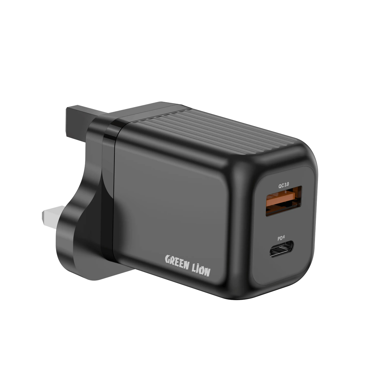 Green Lion Ultra Compact Ga NWall Charger PD+QC 45 W - Black – image 4