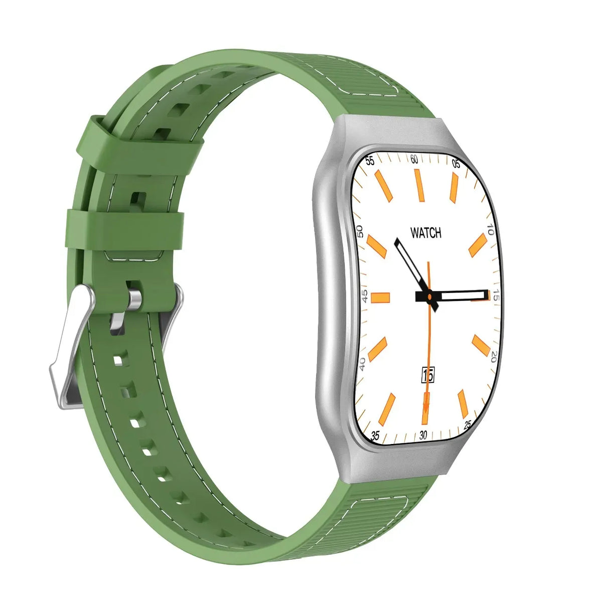 Green Lion Ridge Smart Watch - Silver&Green – image 4
