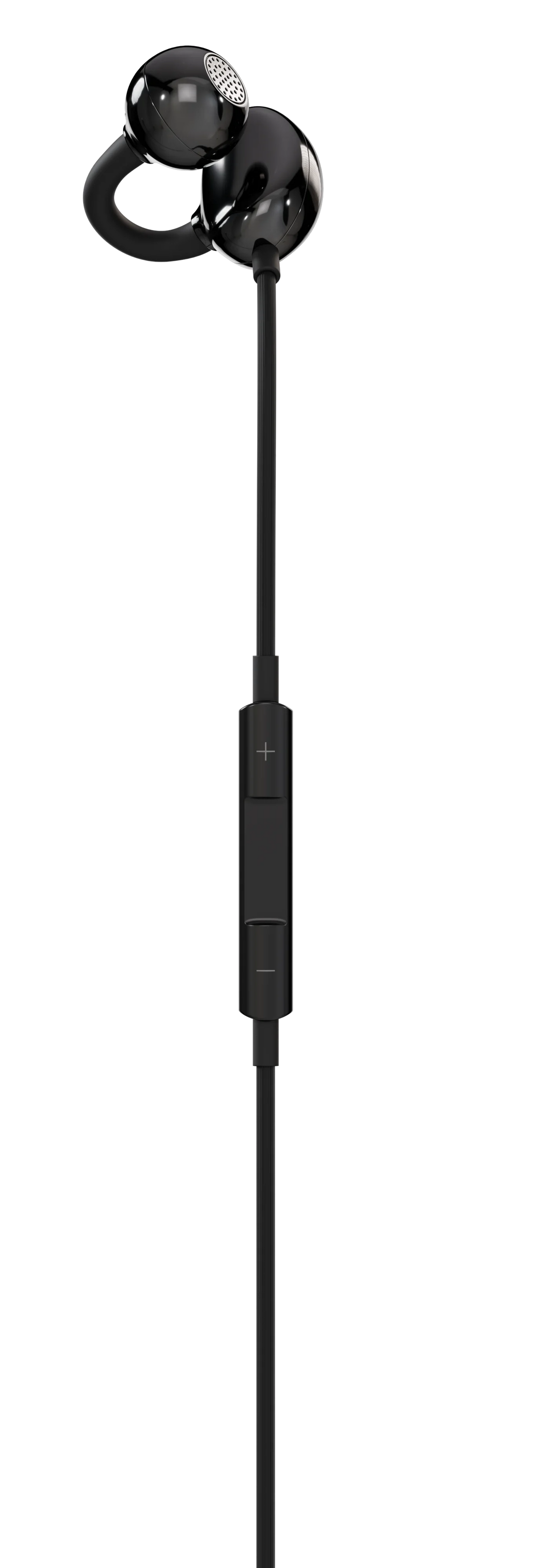 Powerology Voro Earhook USB-C Wired Earphones - Black – image 1