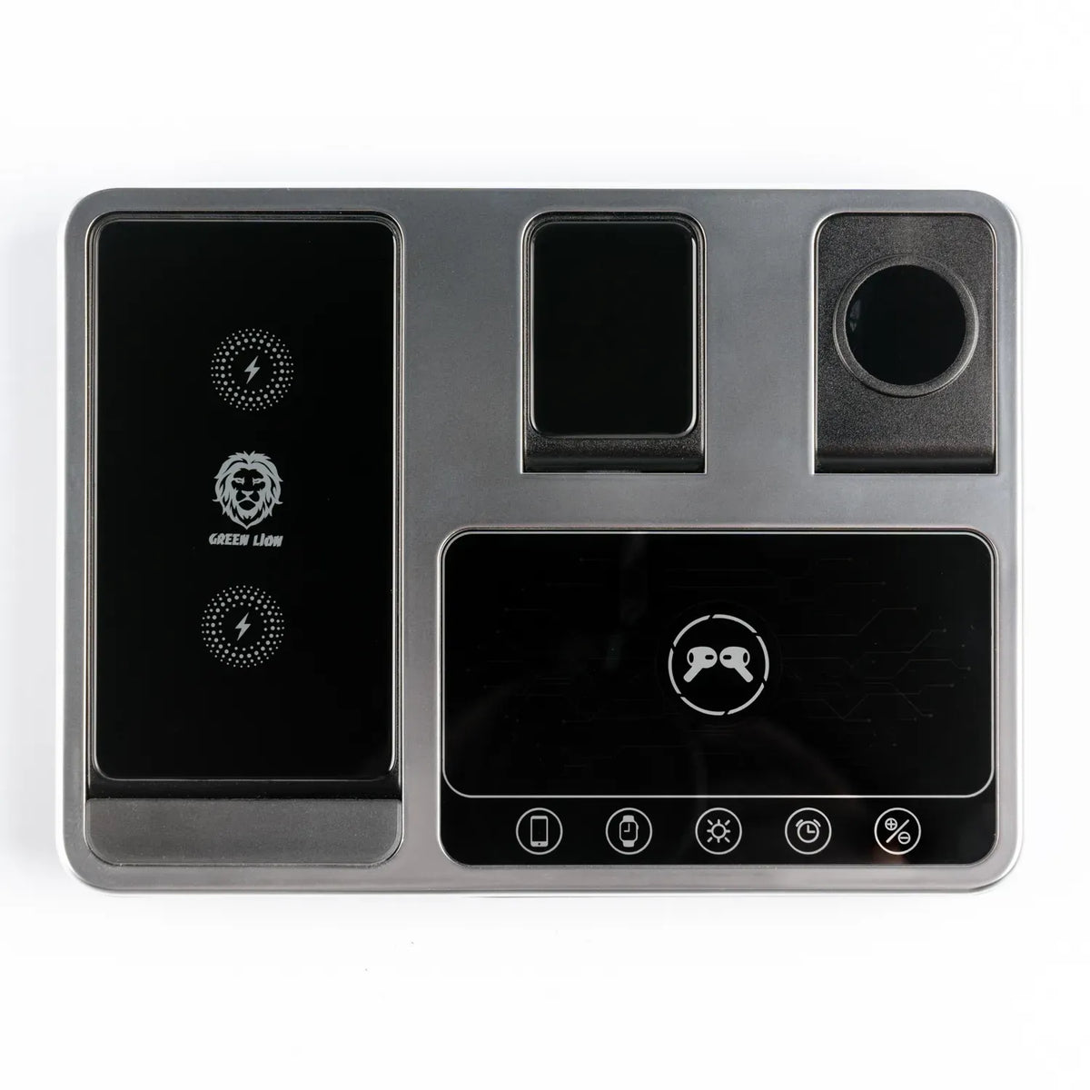 Green Lion 4 in 1 Wireless Charging Station Gray – image 3