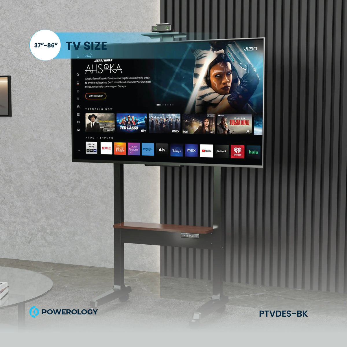 Powerology Electric TVStand - Black – image 13
