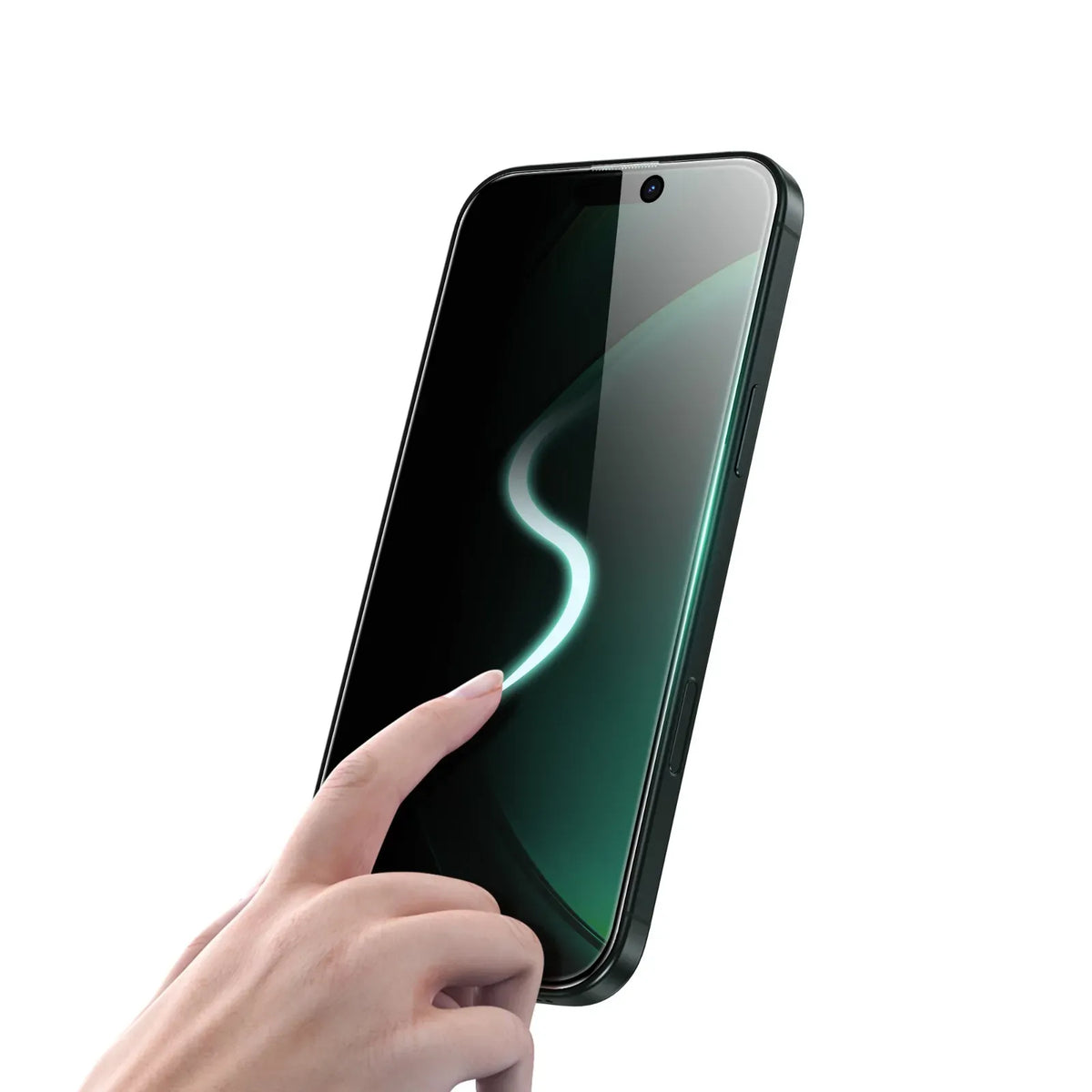 Green Lion 3 DSilicone Plus Screen Protector - Black Edge/Privacy