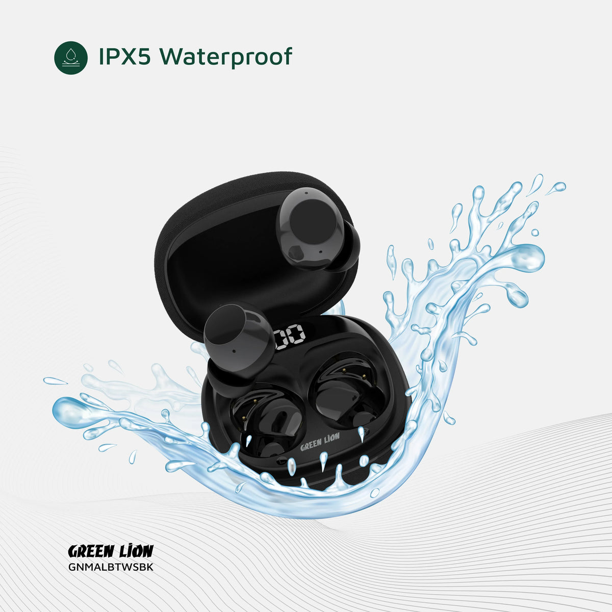 Green Lion Malbun True Wireless Earbuds - Black – image 13