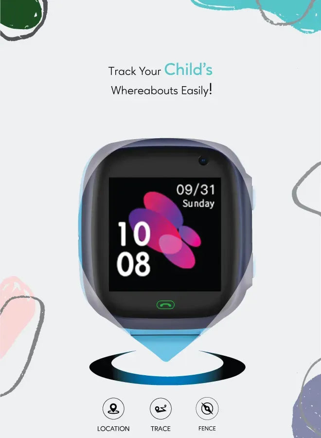 Green Lion Kids Smart Watch Series-1 - Blue – image 9