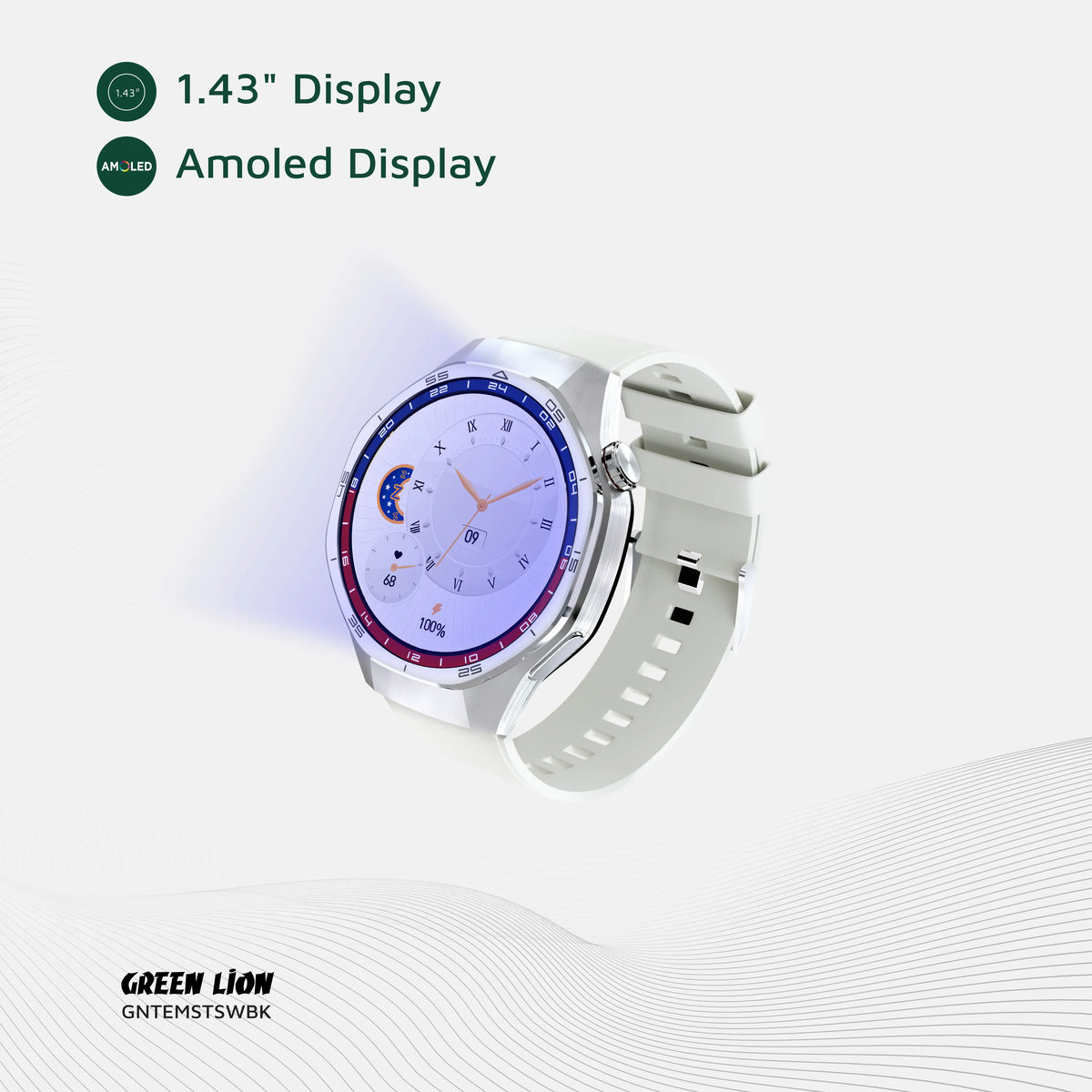 Green Lion Tech Master Smart Watch - Silver – image 13