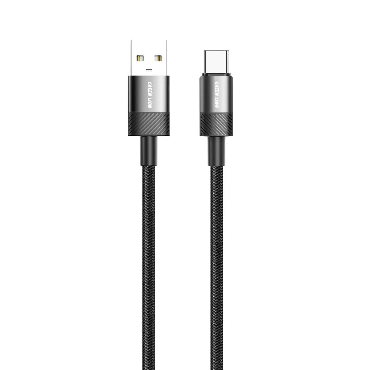 Green Lion Spark USB A to USB C Cable Black – image 2