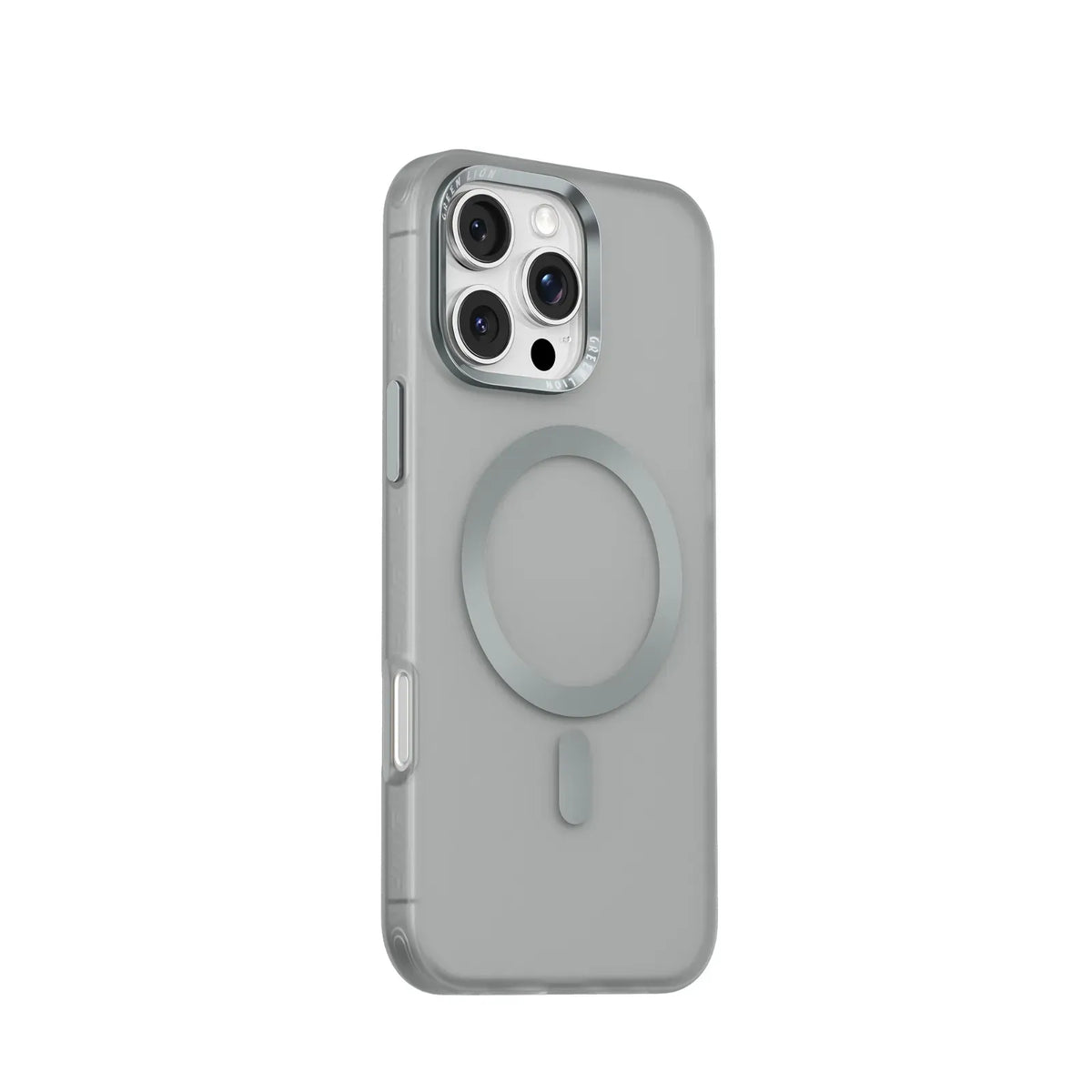 Green Lion Matte Mag Safe X Case - Gray