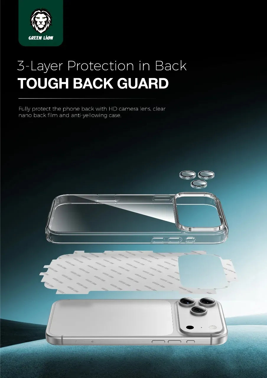 Green Lion Quad Protection Privacy - Clear – image 3