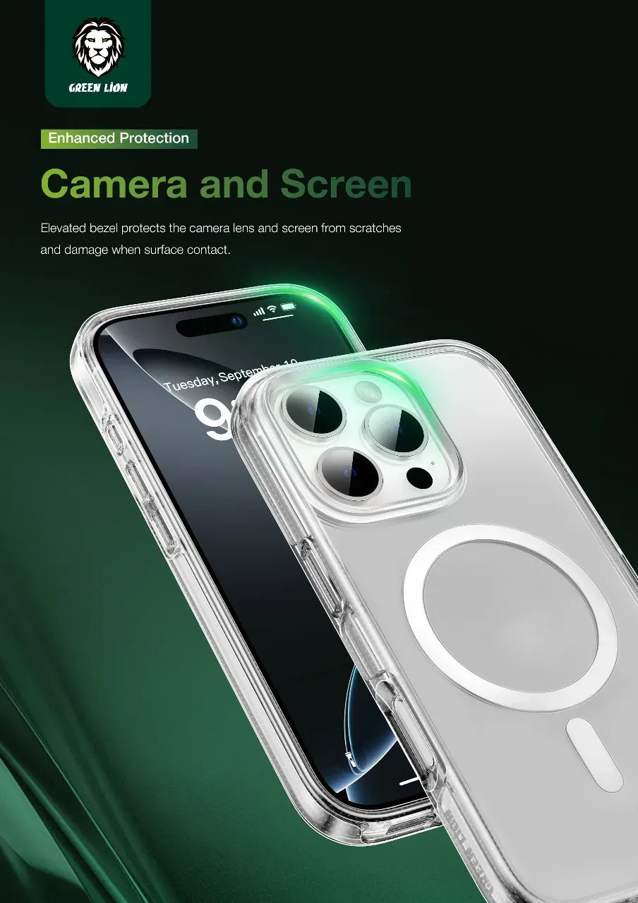 Green Lion Ultra Clear Mag Safe Case – image 2