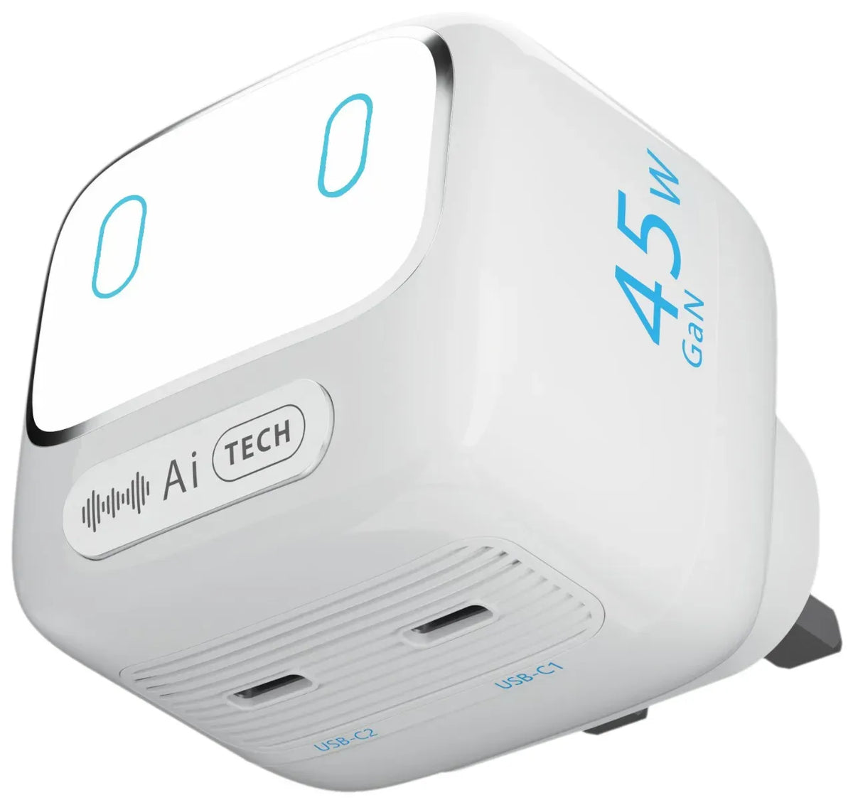 Powerology Lumix Gan Ai Power Charger White – image 2