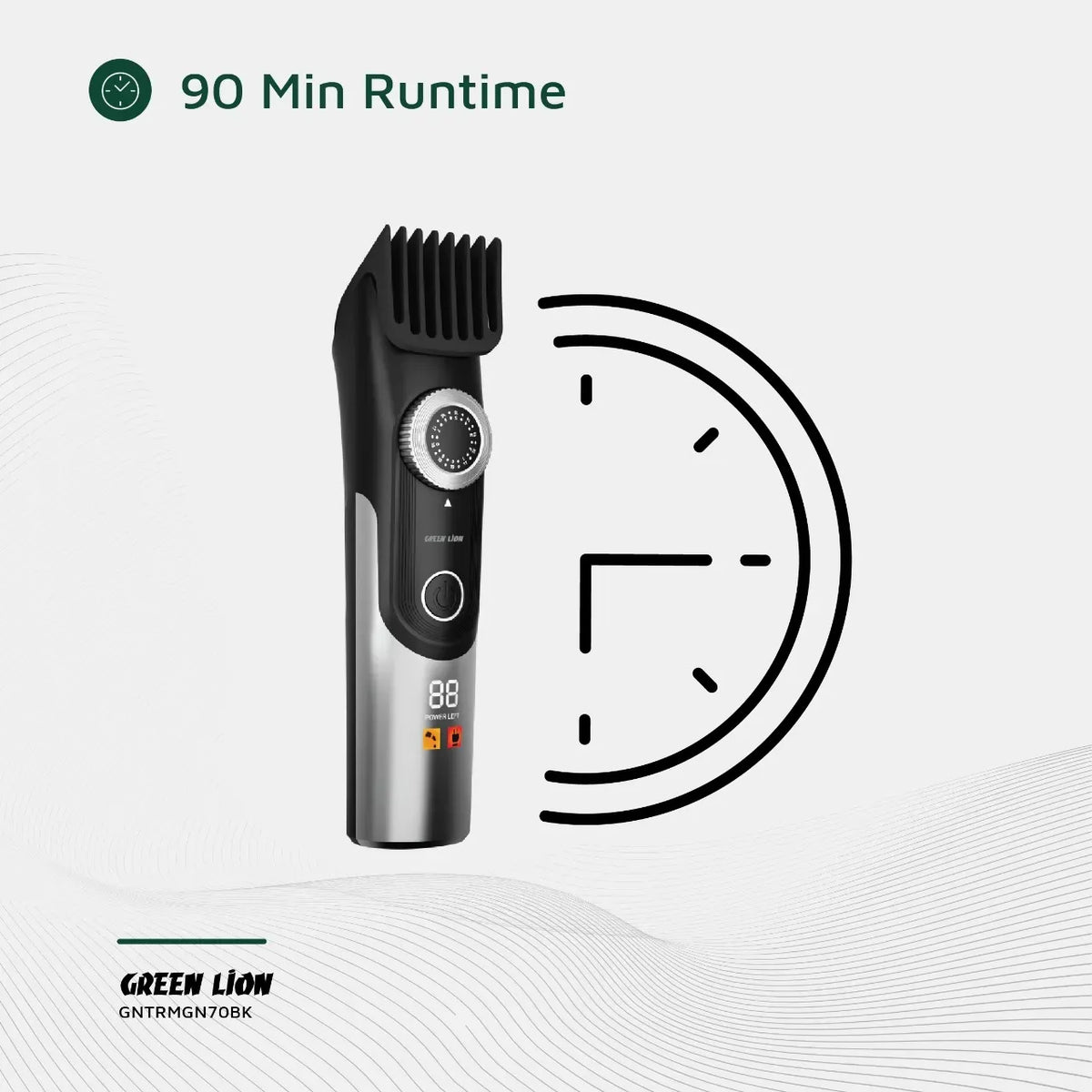 Green Lion Trim Gen 70 Body Hair Trimmer Black – image 9