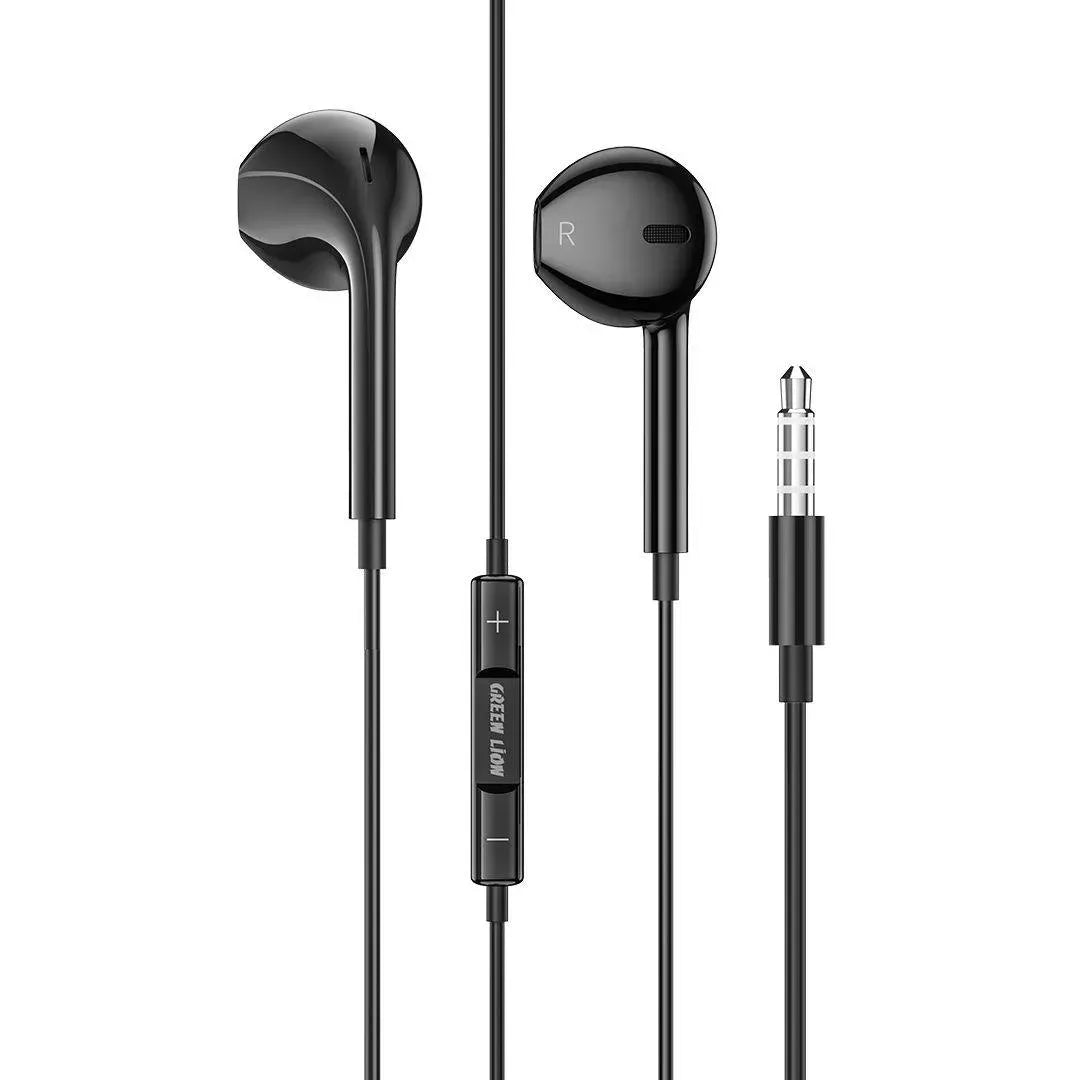 Green Lion Stereo Earphone (1.2 m) - Black – image 7