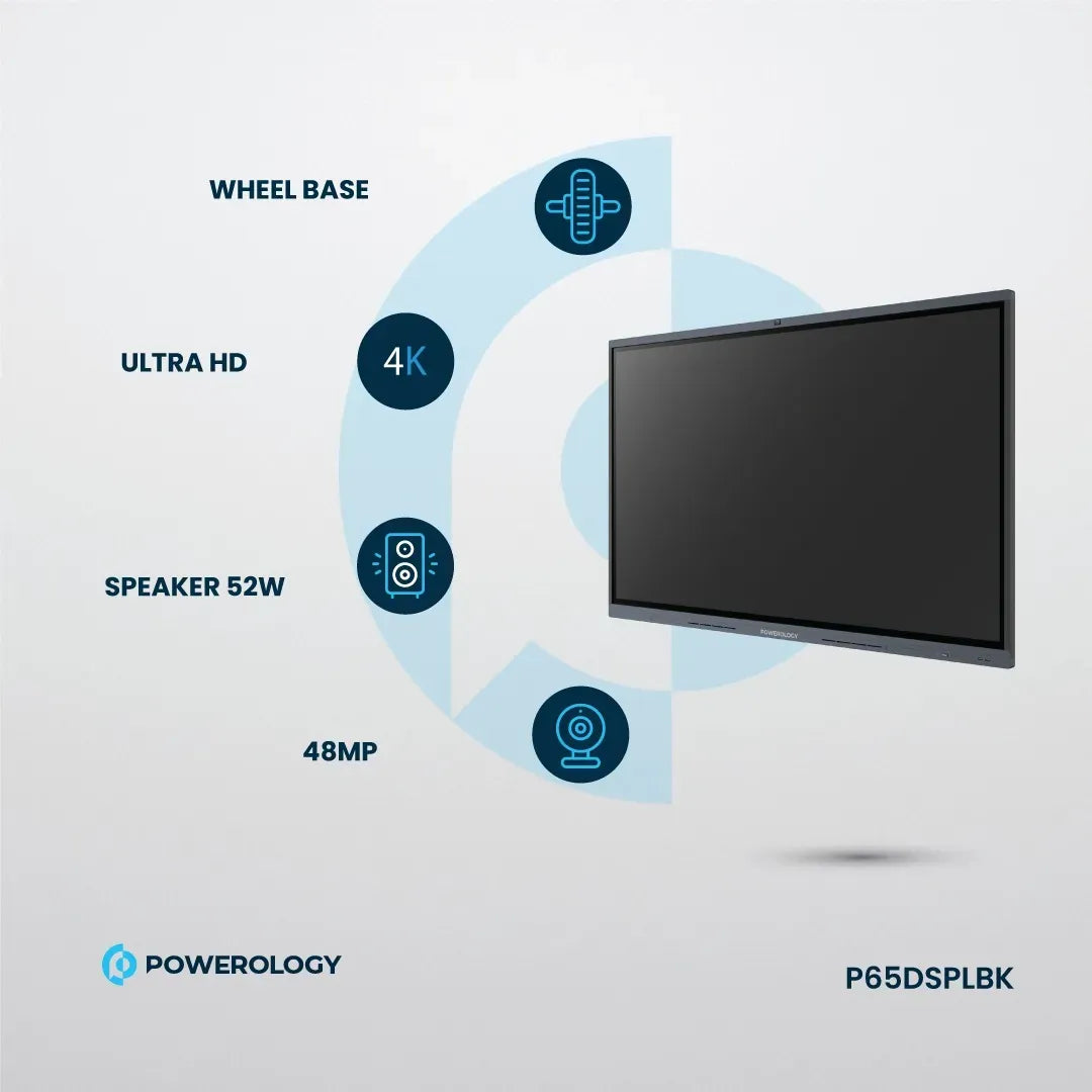 Powerology Dual Windows Android Interactive Smartboard 65 Black – image 14