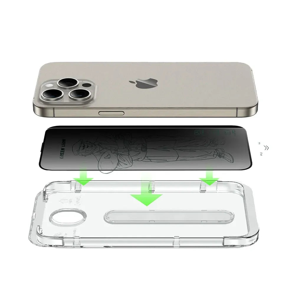 Green Lion Picasso 3 DGlass With Alignment Tray - Black Edge/Clear – image 4