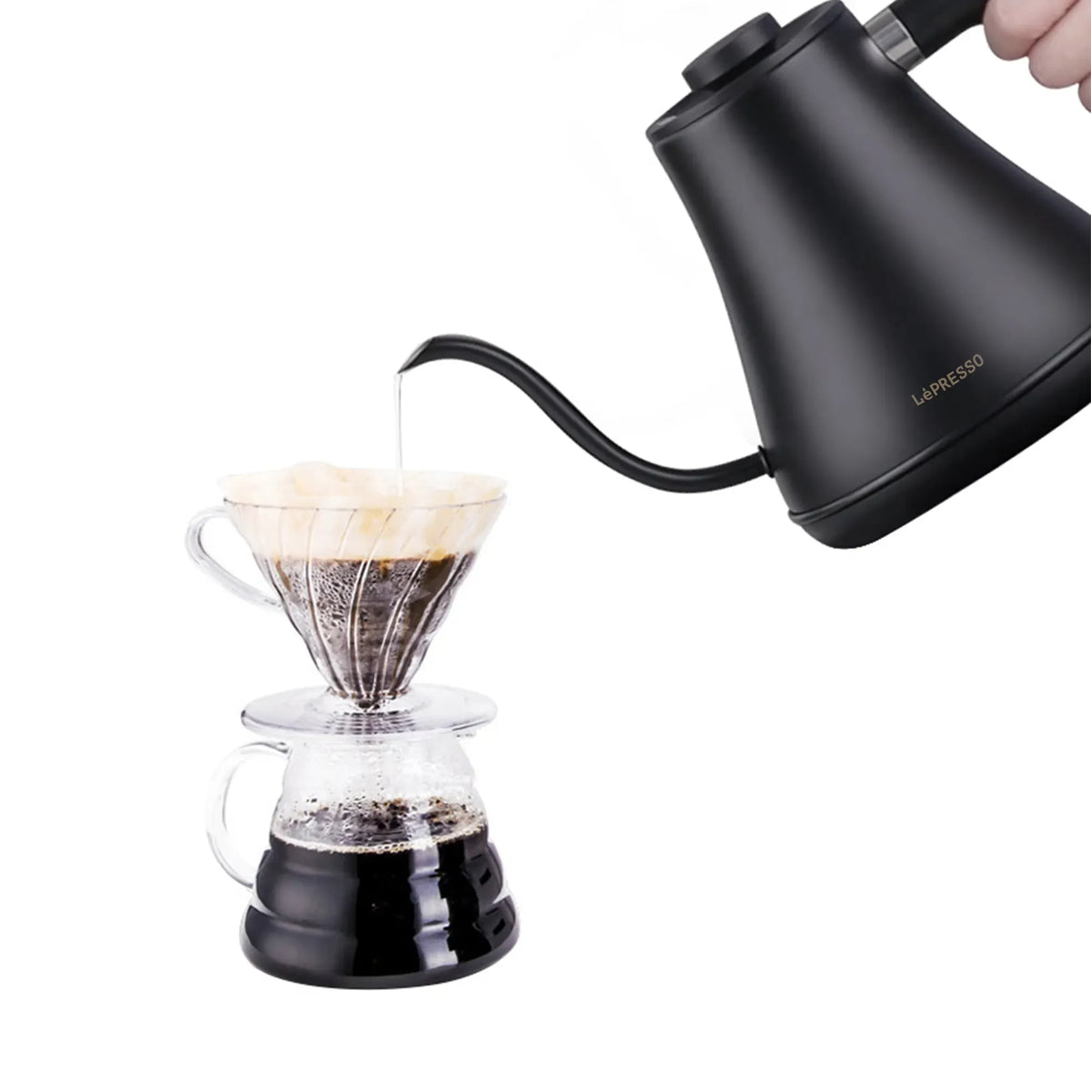 LePresso Electric Pour Over Kettle Black – image 6