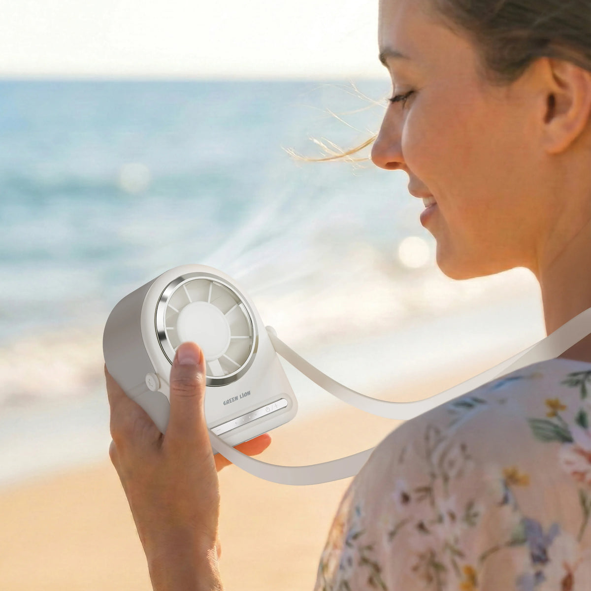 Green Lion Breeze Wear Portable Fan - Grey – image 2