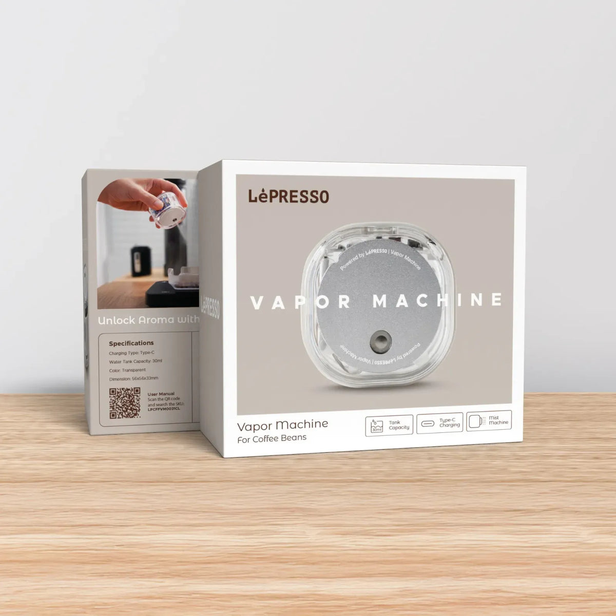 LePresso Vapor Machine for Coffee Beans Transparent – image 4