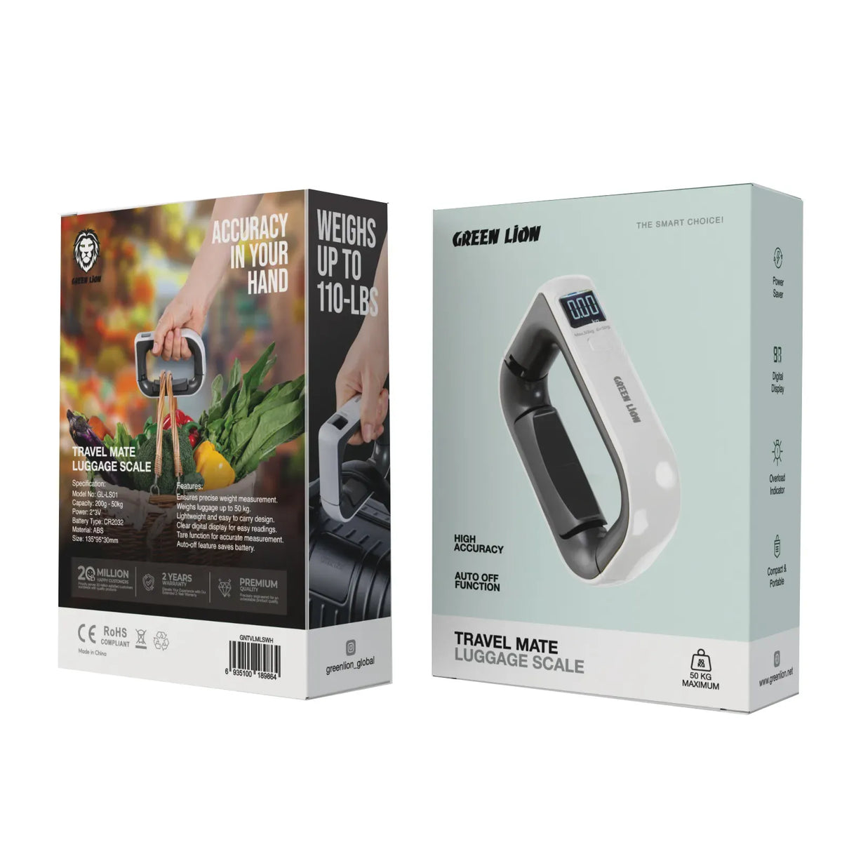 Green Lion Travel Mate Luggage Scale White – image 4