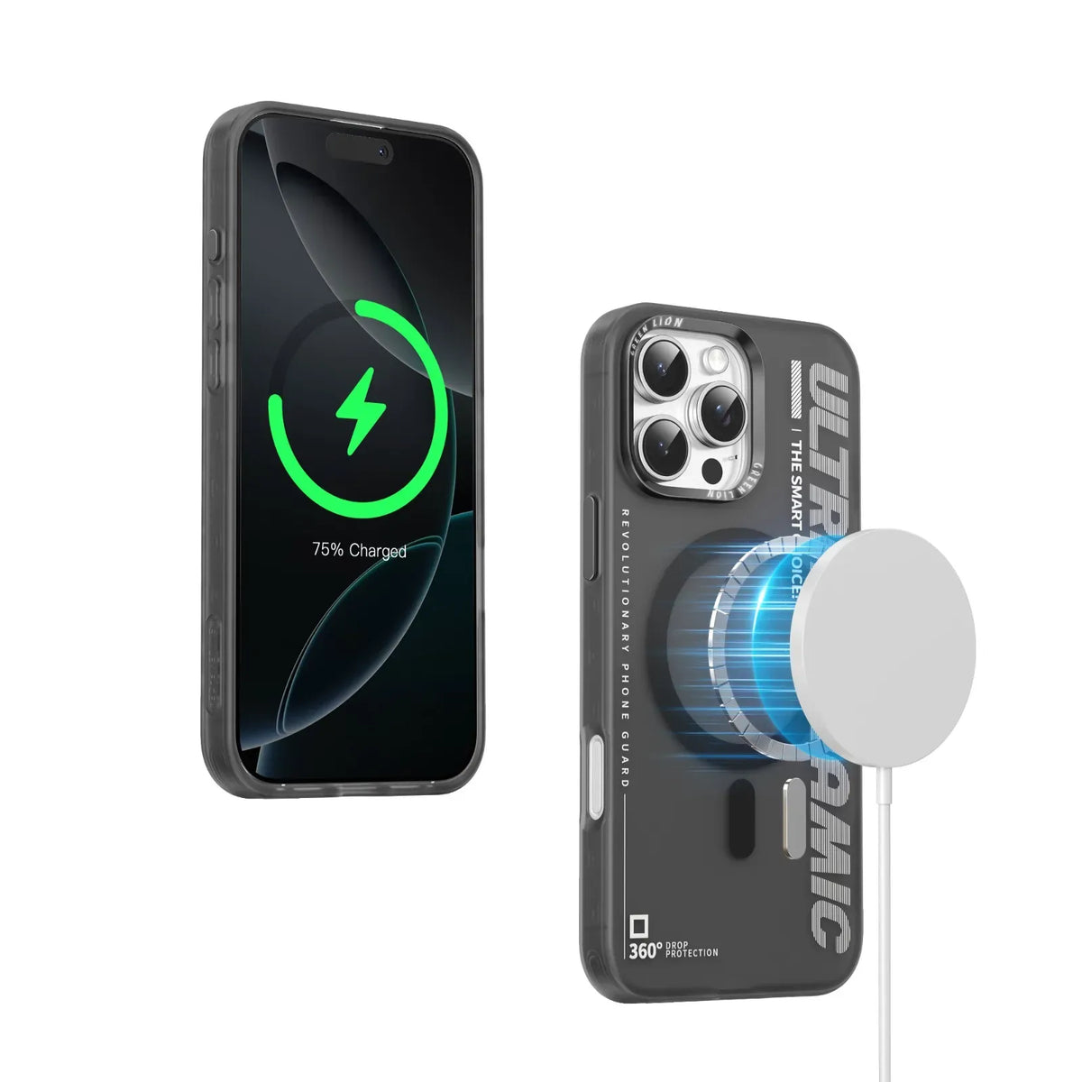 Green Lion Ultra Mag Safe Case - BlackTitanium – image 2
