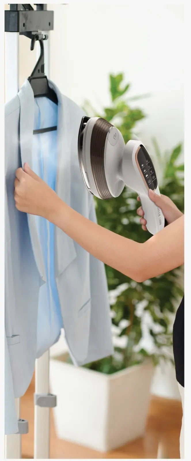Green Lion Steam Glide Garment Steamer 1500w White – image 3