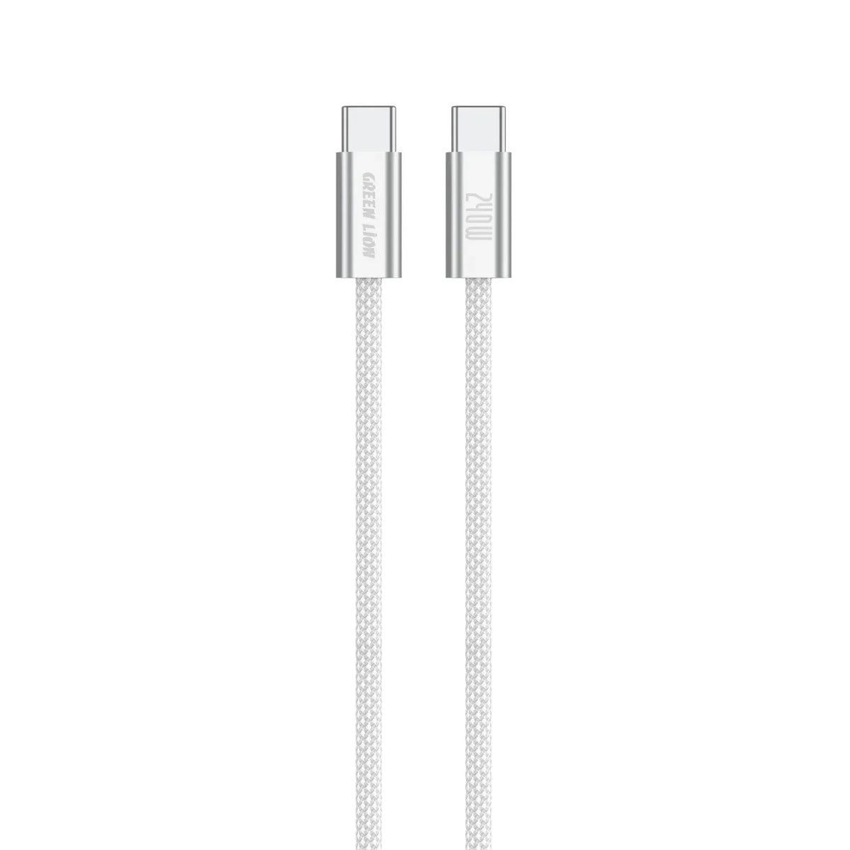 Green Lion 240 WUSB-Cto USB-CUltra-Fast Charging Cable - White