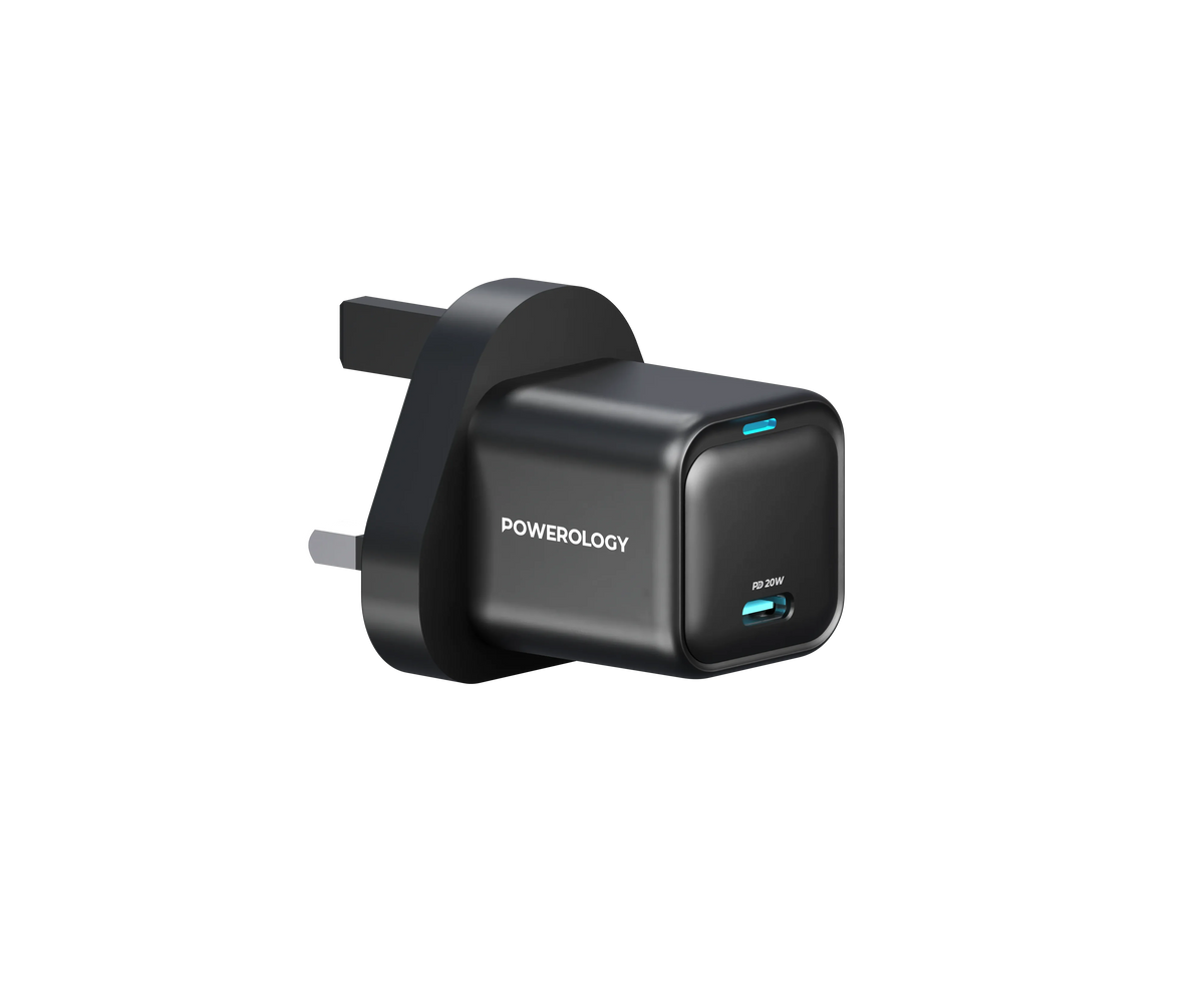 Powerology Ultra Compact Gan Charger Black – image 1