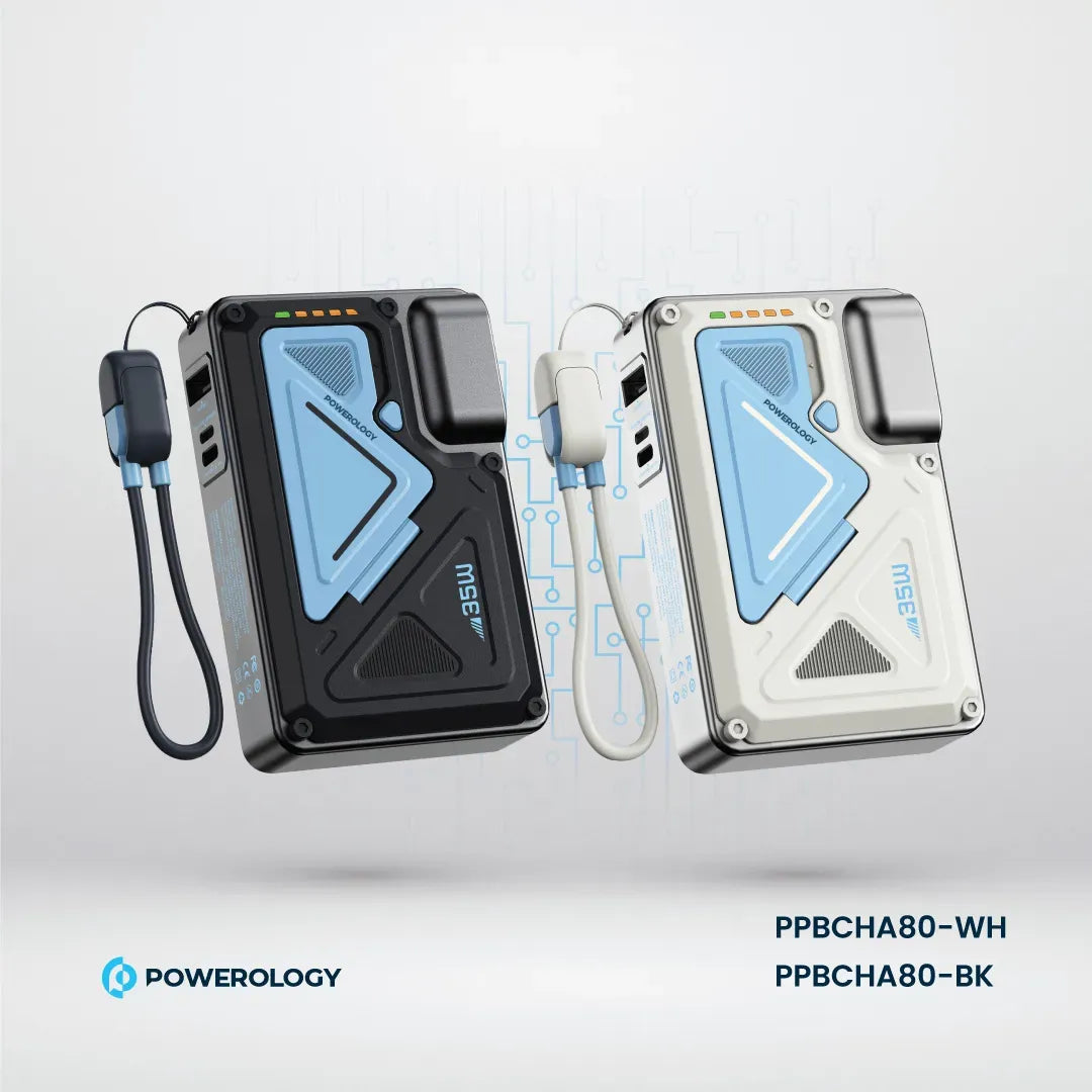 Powerology 10000 m Ah Wall Charger MagSafe Power Bank - white – image 11