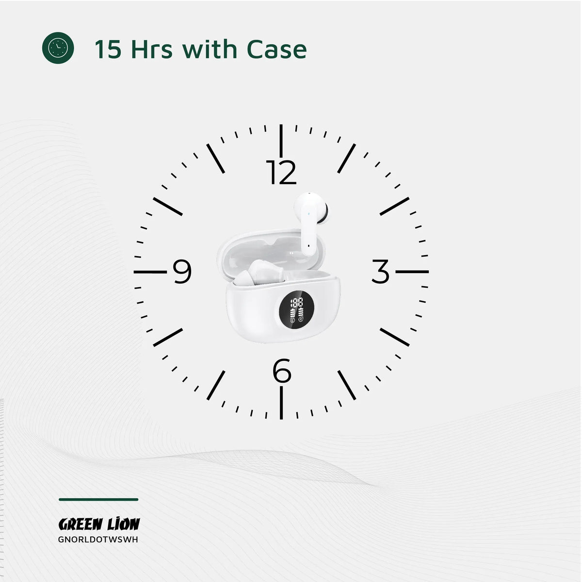 Green Lion Orlando True Wireless Earbuds - White – image 10