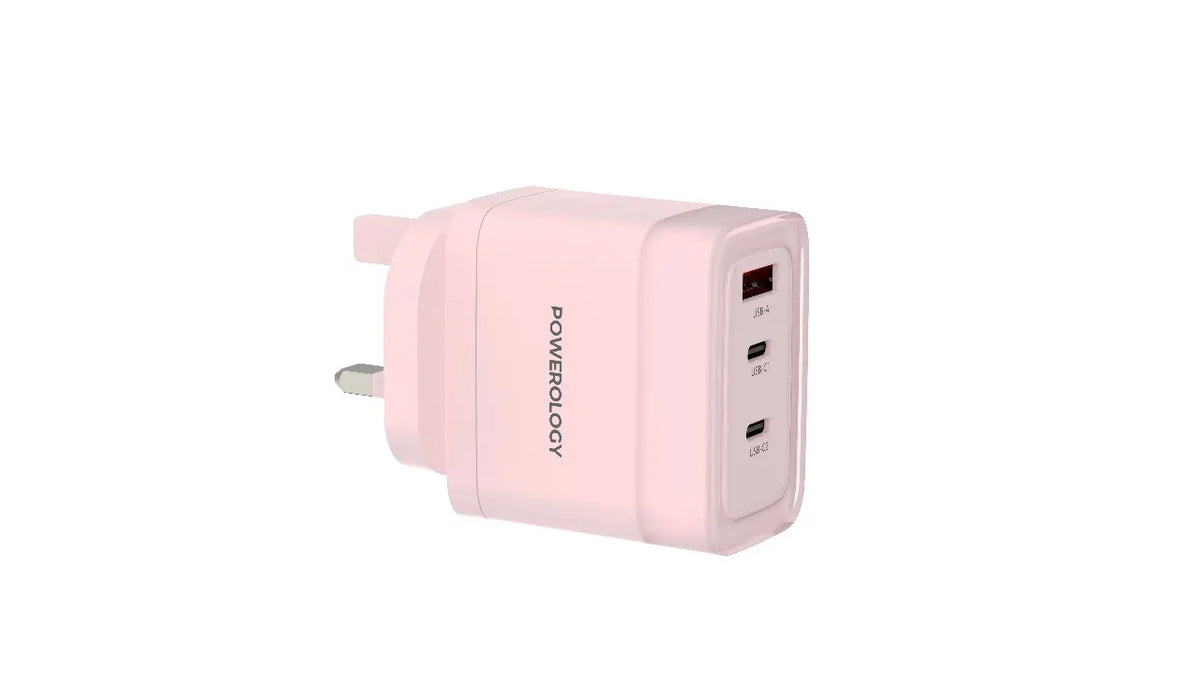 Powerology Lunex Series Fast Charging Adapter PD 65 W - Pink – image 2