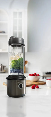 Powerology Press &Refresh Portable Blender - Black