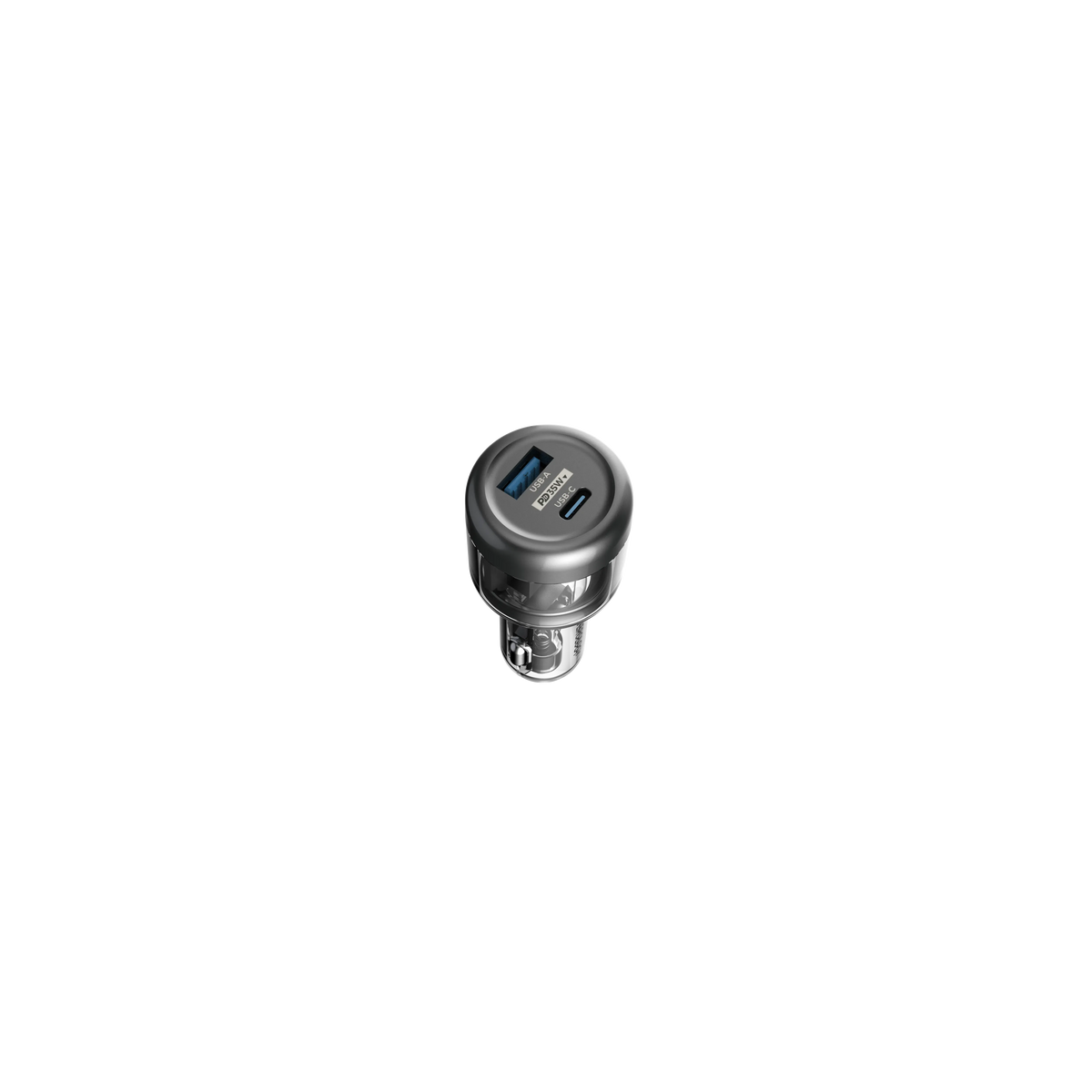 Powerology 35w Transparent Car Charger A C Port Version – image 9
